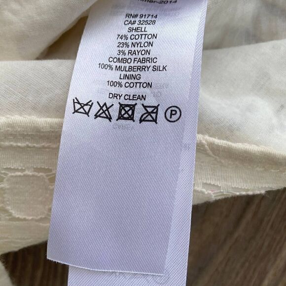 A/X Armani Exchange Cream Lace Mini Dress Size PO - Picture 4 of 4